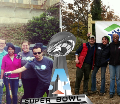 Photo: Regardless of who wins the Superbowl, we think both our AmeriCorps Alums & Members: San Francisco Bay Area Chapter and AmeriCorps Alums Baltimore are champions of service!