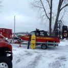 Photo: West Lake Fire Department is responsible for serving and protecting visitors to Presque Isle State Park - in both good weather and bad.