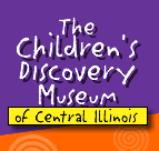 Children's Discovery Museum, Bloomington, Illinois, logo.