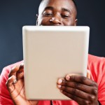 Man Using Tablet