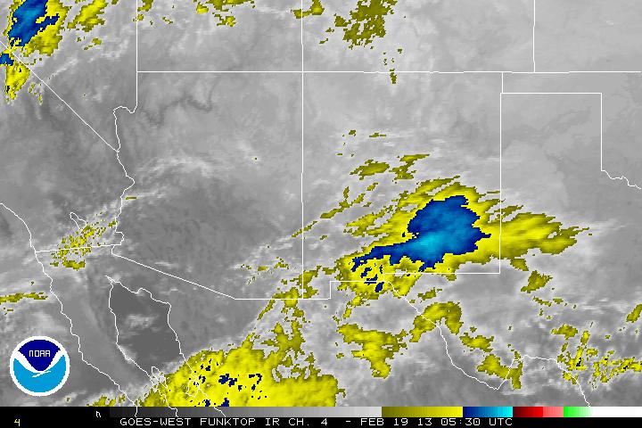 GOES-West Arizona - New Mexico Fire Floater