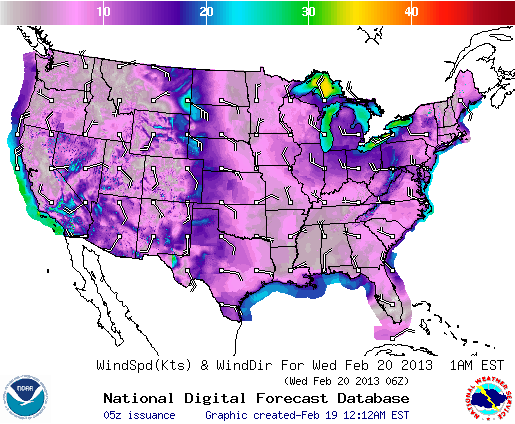 National Digital Forecast Database Image