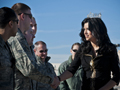 Miss America Visits Nellis