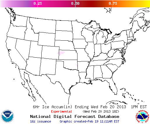 National Digital Forecast Database Image