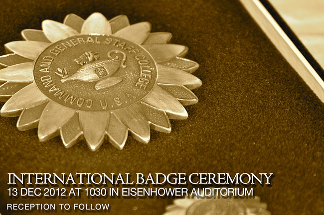 International Badge Ceremony