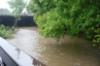 View of the Crabtree Creek looking northwest toward Glenwood Ave in Raleigh - Click to enlarge