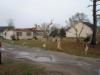 Mobile home on Braxton Road damaged by the tornado - photo courtesy of Cumberland County Emergency Management - Click to enlarge