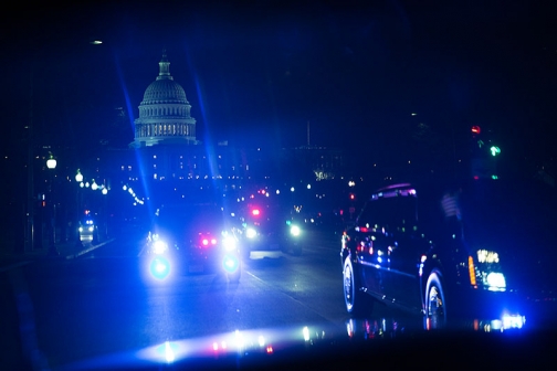 Motorcade Back to the White House 