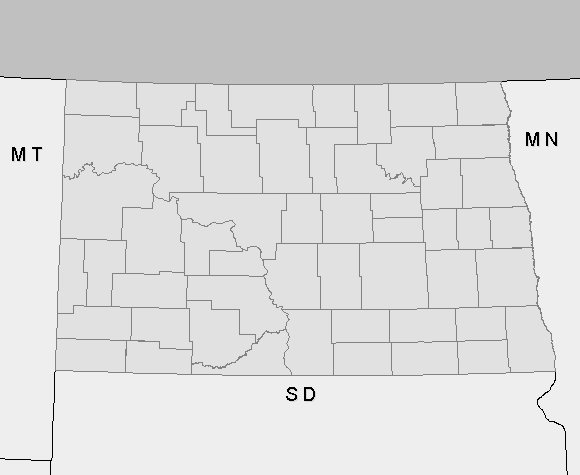 [map image displaying counties that are labeled incident count]