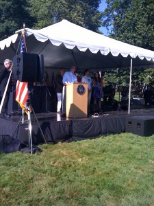 Ambassador Jacobson and family at the 4th of July