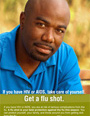 Si tiene VIH o SIDA, cuídese. Reciba la vacuna inyectable contra la influenza.