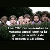 Los CDC recomiendan la vacuna contra la influenza