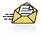 clipart of a flyin envelope representing email