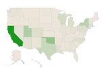 Natural Gas Fueling Stations by State