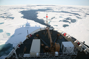 Less ice in the Arctic opens new possibilities and challenges for marine transportation.