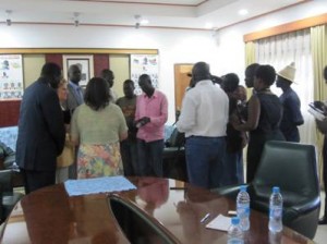 News conference announcing OPIC’s intention to open in South Sudan