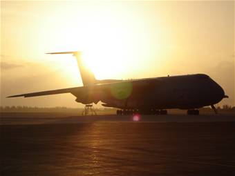 C-5A Galaxy  participates in Cactus Aloha