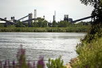 [photo:] Factory at Calumet site.