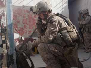 Photo, service members utilizing DLA Troop Support supplies