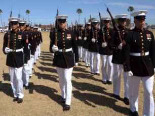 Photo, service members utilizing DLA Troop Support supplies