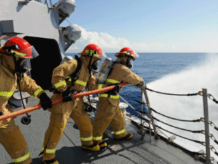 Photo, service members utilizing DLA Troop Support supplies