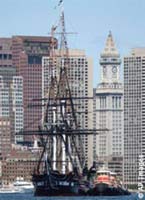 U.S.S. Constitution in Boston Harbor (AP Images)