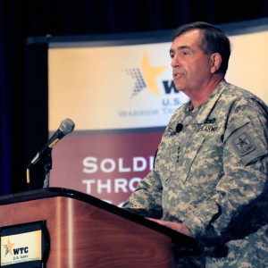 Army Vice Chief of Staff, GEN Peter Chiarelli, kicks off the Warrior Transition Command Training Conference in Orlando.