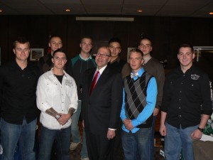 The Ambassador with Royal Regina Rifles Regiment Reservists