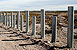 Example of a bollard vehicle fence in El Paso Sector