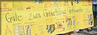 Students celebrate the birthday of Grafenwoehr, Germany