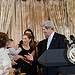 Secretary Kerry is Congratulated by his Family