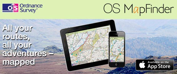 OS MapFinder: all your walks mapped with our new iPhone app