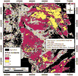 Aroya fire map