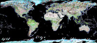 Landsat 7 World Mosaic 12/31/2001