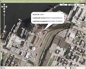 Map Interface from Skybitz using Google Earth