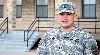 Capt. Michael McCoy, incoming commander, HHC, USAG, poses for a photo outside Building 208 Jan. 14 on Main Post. McCoy, who assumed command of the company on Jan. 16, said he is looking forward to making a positive first impression on incoming Soldiers.  Photo by: Julie Fiedler, POST.