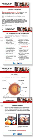 Glaucoma toolkit materials