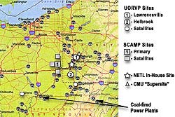 Ambient Monitoring Sites in Upper Ohio River Valley