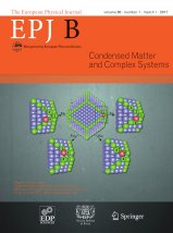 EPJ Journal Cover, March 1, 2011