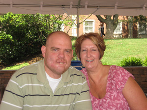 SFC Karl E. Pasco and his wife Joy at the Walter Reed Mologne House in Washington, DC.