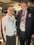 With Dick Fosbury