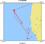 L-12-80-WF location map of where navigation 

equipment operated