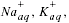 Sodium ion, potassium ion