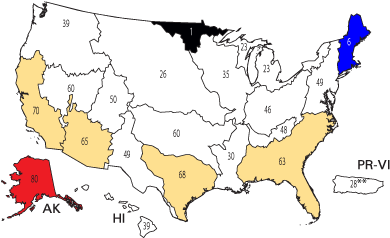 Regional patterns