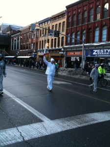 The Olympic Torch Bearer in Ottawa