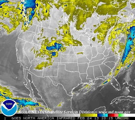 Infrared Satellite Image