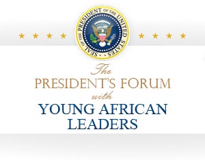Logo for President's Forum with Young African Leaders