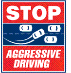 STOP Aggressive Driving logo