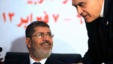 Egyptian President Mohammed Morsi (l) February 6, 2013. 