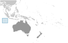 Location of Cocos (Keeling) Islands